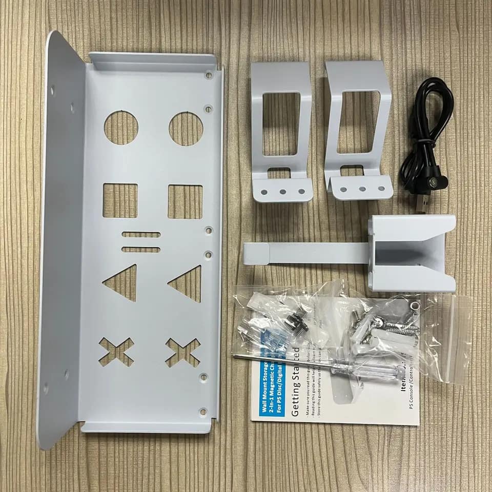 JYS PS5 Wall Mount Storage Stand For Ps5 PS5 Slim Ps5 Pro - Image 3